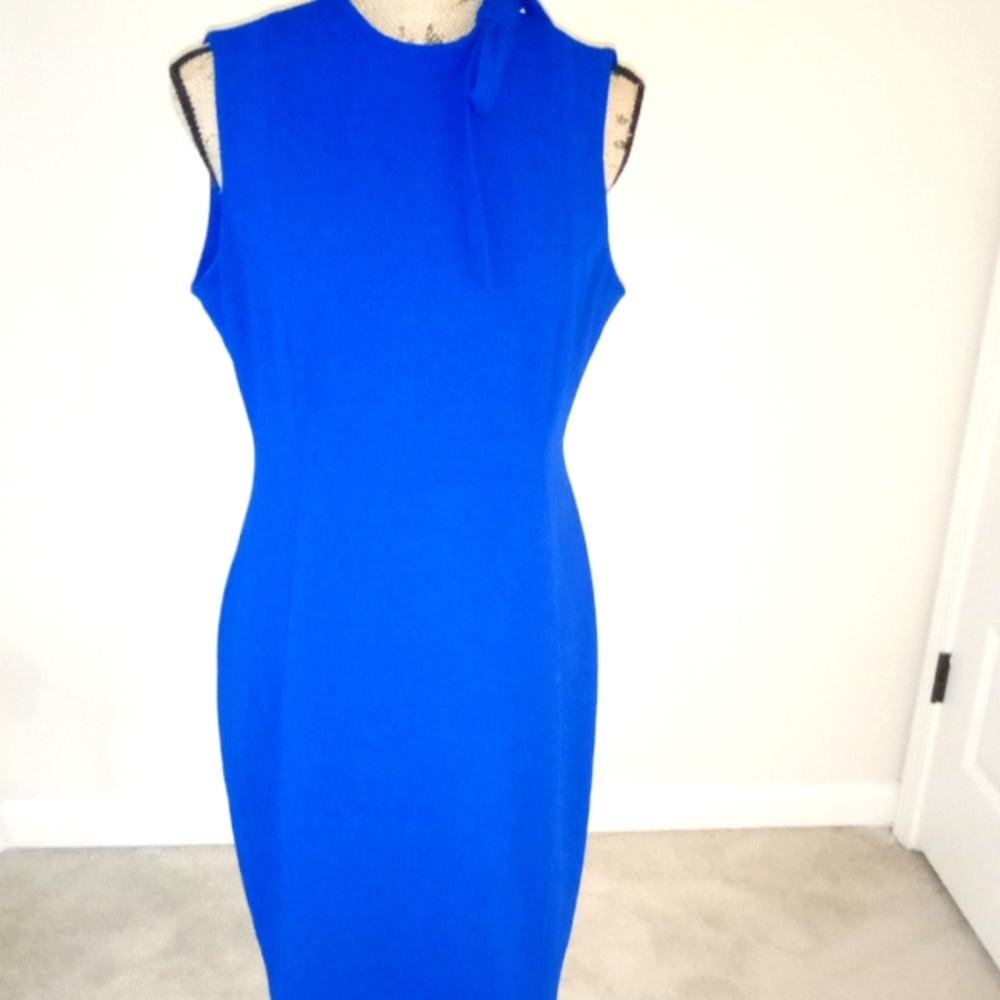 Calvin Klein royal blue dress